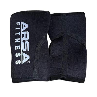 Arsa Fitness 5MM Thickness Elbow Sleeves for Weightlifting, Powerlifting, Exercise, Bodybuilding for Men & Women (Medium, Black)