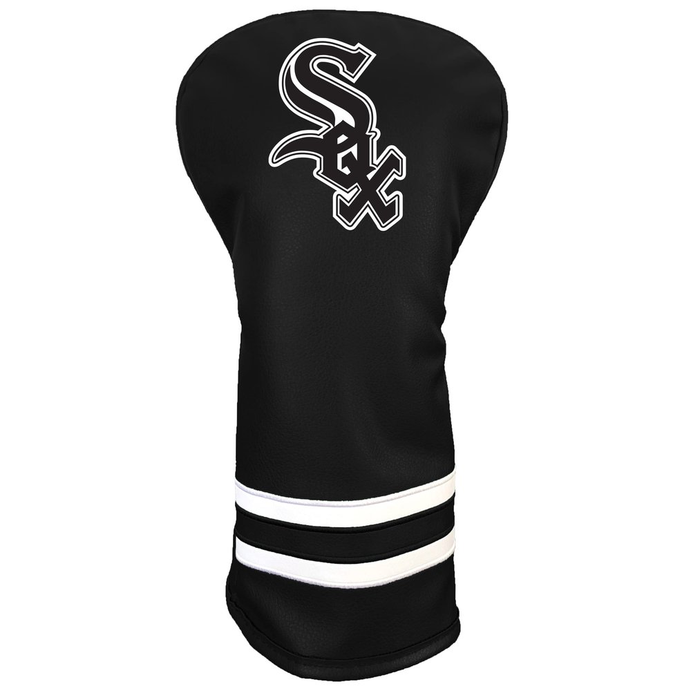 Team Golf MLB Chicago White SOX Vintage Driver Headcover - Printed Team Golf MLB Vintage Driver Golf Club Headcover, Form Fitting Design, Retro Design with Fleece Lining for Extra Club Protection