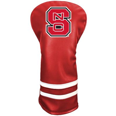 Team Golf NCAA North Carolina ST Vintage Driver Headcover - Printed Team Golf NCAA Vintage Driver Golf Club Headcover, Form Fitting Design, Retro Design with Fleece Lining for Extra Club Protection
