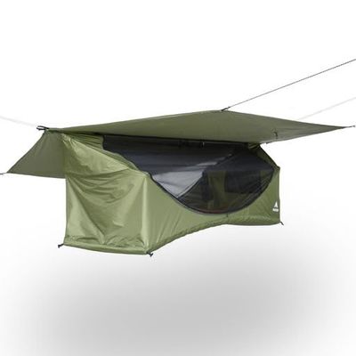 Haven Tent XL Lay-Flat Hammock Tent (Forest Green) Extra Large Camping Hammock Tent for Tall Campers Includes XL Insulated Pad & Rainfly (Waterproof & Bug-Netted)