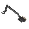 BESPORTBLE Golf Club Cleaner Brush Club Groove Cleaner Nylon Brass Bristles 15mm Bristle Length 18cm Total Length Easy Hanging view 2