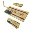Display We The People Gun Stand and 1911 Grips Metal Gold Plated for Full Size 1911 Grips view 1