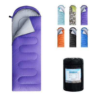 ORTHOMTEX Sleeping Bags for Adults,Kids & Girls-Warm & Cold Weather Lightweight Waterproof Sleeping Bag Backpack,Great for 3-4 Seasons Hiking,Camping and Outdoor Mountaineering(Purple/Right Zip)