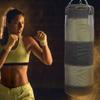 Empty Training Boxing Sandbag, Fitness Sandbags, Oxford Cloth Material, with Zipper, for Exercise(Green, 80CM) view 3
