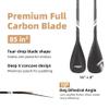 THURSO SURF Full Carbon Fiber SUP Paddle Board Paddle 3 Piece Adjustable Kayak Paddle Convertible Lightweight Floating Oar Pro Performance view 2