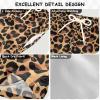 Aflyko Boys' Board Shorts Leopard Print Brown Black Cute Swim Trunk Beach Swimwear 3T view 4