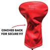 Team Golf NFL Kansas City Chiefs Vintage Driver Headcover - Printed Team Golf NFL Vintage Driver Golf Club Headcover, Form Fitting Design, Retro Design with Fleece Lining for Extra Club Protection view 2