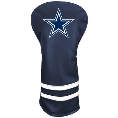 Team Golf NFL Dallas Cowboys Vintage Driver Headcover - Printed Team Golf NFL Vintage Driver Golf Club Headcover, Form Fitting Design, Retro Design with Fleece Lining for Extra Club Protection