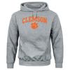 Barnesmith Clemson University Tigers Hooded Sweatshirt, Heritage, Charcoal Grey, Large view 1