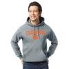 Barnesmith Clemson University Tigers Hooded Sweatshirt, Heritage, Charcoal Grey, Large view 2