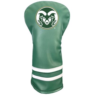 Team Golf NCAA Colorado ST Vintage Driver Headcover - Printed Team Golf NCAA Vintage Driver Golf Club Headcover, Form Fitting Design, Retro Design with Fleece Lining for Extra Club Protection