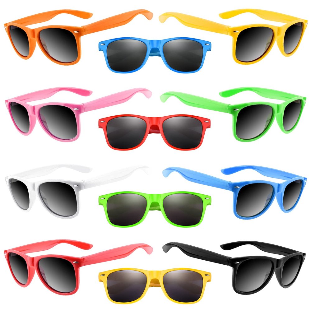 TUPARKA 20 Pack Kids Sunglasses Summer Party Supplies Goody Bag Fillers for Pool Party Birthday Party Favors (Mixed Colors)