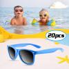 TUPARKA 20 Pack Kids Sunglasses Summer Party Supplies Goody Bag Fillers for Pool Party Birthday Party Favors (Mixed Colors) view 3