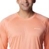 Columbia Men's Fork Stream Long Sleeve Shirt, Summer Peach, Medium view 4