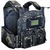 Redemption Crusader 2.0 Laser Cut Molle Quick Release Buckles Hunting Airsoft Vest with Side Cummerbund and Triple Pouch (Black Multicam) view 1