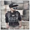 Redemption Crusader 2.0 Laser Cut Molle Quick Release Buckles Hunting Airsoft Vest with Side Cummerbund and Triple Pouch (Black Multicam) view 2