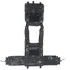 Redemption Crusader 2.0 Laser Cut Molle Quick Release Buckles Hunting Airsoft Vest with Side Cummerbund and Triple Pouch (Black Multicam) view 4