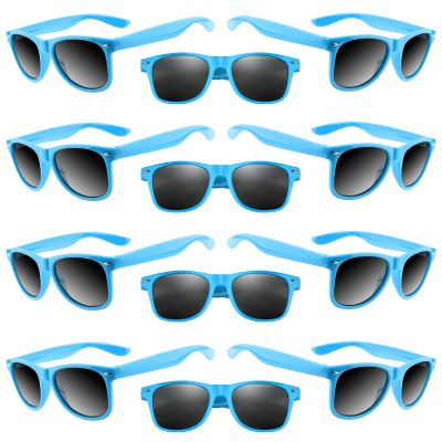 TUPARKA 20 Pack Kids Sunglasses Bulk for Summer Pool Party Favors Birthday Parties Goody Bag Fillers, Blue