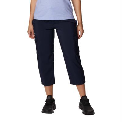 Columbia Women's Silver Ridge Utility Capri, Dark Nocturnal, 8
