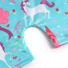 HOZIY Gymnastics Outfits for Girls Leotards With Shorts Kids Toddler Pink Tree Unicorn Castle Flower Floral Sparkle Biketard 3t 4t 3-4t view 4