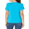 Columbia Women's Endless Trail Running Tech Tee, Ocean Blue, X-Small view 2