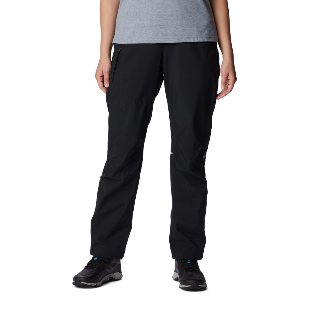 Columbia Women's Hazy Trail Rain Pant, Black, X-Small