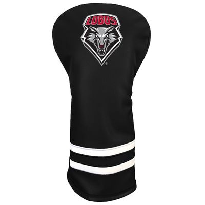 Team Golf NCAA New Mexico Vintage Driver Headcover - Printed Team Golf NCAA Vintage Driver Golf Club Headcover, Form Fitting Design, Retro Design with Fleece Lining for Extra Club Protection