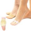Daisy and Bella 4 Pairs Non-Slip Breathable Lace No Show Socks, Toe Topper Half Socks, Low Cut Liner Slingback Socks. (2 Nude + 2 White) view 1