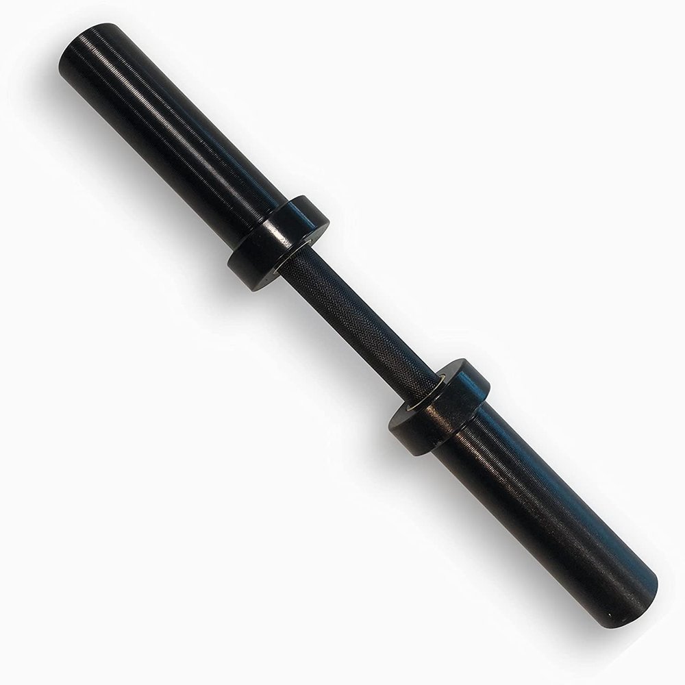 CAP Barbell 2" Solid Olympic Dumbbell Handle, No Collars, Black