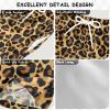 Aflyko Boys' Board Shorts Leopard Brown Black Bathing Suit Kid Swim Trunk Girls Beach Swimwear view 4