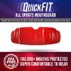 Impact Quick-Fit All Sports Mouthguard Boxing, MMA, Lacrosse, Football, Hockey, Basketball, Jiu-Jitsu, and More (Red, Youth) view 2