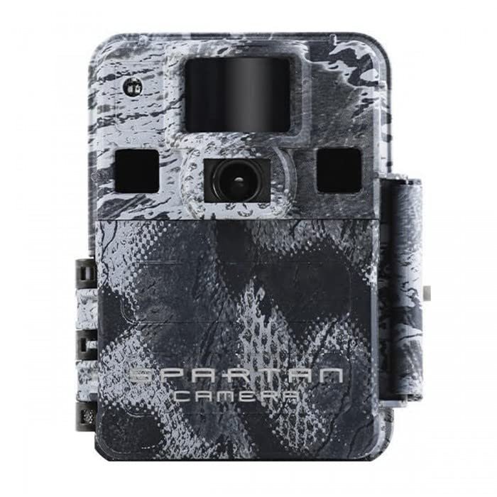 Spartan Camera Eclipse Advanced Blackout IR Wide Angle Non Cellular Trail Camera SR4-BK, Grey camo