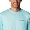 Columbia Men's Terminal Tackle PFG Carey Chen Long Sleeve, Gulf Stream/Vivid Blue Reef Cup, Medium view 4