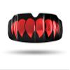 Impact Quick-Fit All Sports Mouthguard Boxing, MMA, Lacrosse, Football, Hockey, Basketball, Jiu-Jitsu, and More (Red Fangs, Youth) view 1