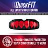 Impact Quick-Fit All Sports Mouthguard Boxing, MMA, Lacrosse, Football, Hockey, Basketball, Jiu-Jitsu, and More (Red Fangs, Youth) view 2