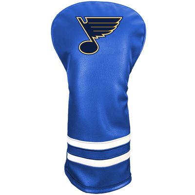 Team Golf NHL ST Louis Blues Vintage Driver Headcover - Printed Team Golf NHL Vintage Driver Golf Club Headcover, Form Fitting Design, Retro Design with Fleece Lining for Extra Club Protection