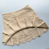 TONCHENGSD Women's High Waist Pleated Mini Skirt Skater Tennis Skirt (Light Khaki, XXL) view 4