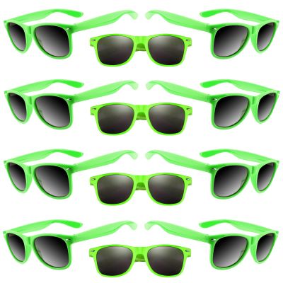 TUPARKA 20 Pack Kids Sunglasses Bulk for Summer Pool Party Favors Birthday Parties Goody Bag Fillers, Green
