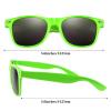 TUPARKA 20 Pack Kids Sunglasses Bulk for Summer Pool Party Favors Birthday Parties Goody Bag Fillers, Green view 2
