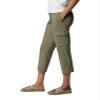 Columbia Women's Silver Ridge Utility Capri, Stone Green, 6 view 3