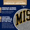 Barnesmith University of Missouri Mizzou, MU Tigers Short Sleeve Adult Unisex T-Shirt, Classic, Charcoal Grey, X-Large view 4