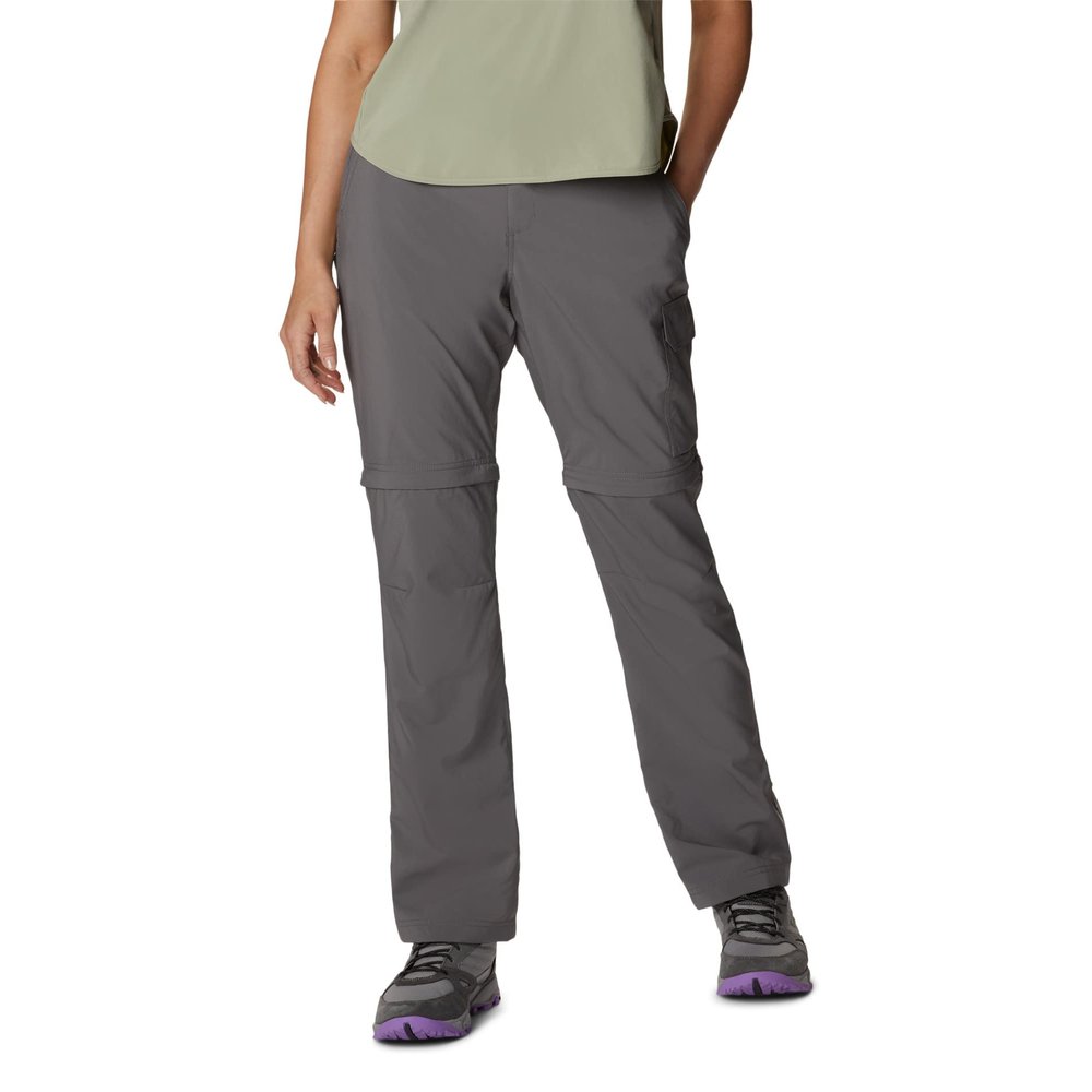 Columbia Women's Silver Ridge Utility Convertible Pant, City Grey, 14