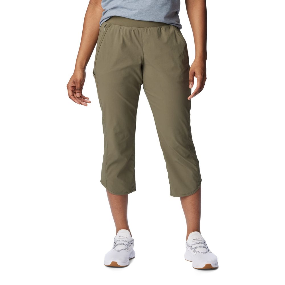 Columbia Women's Leslie Falls Capri, Stone Green, XX-Large