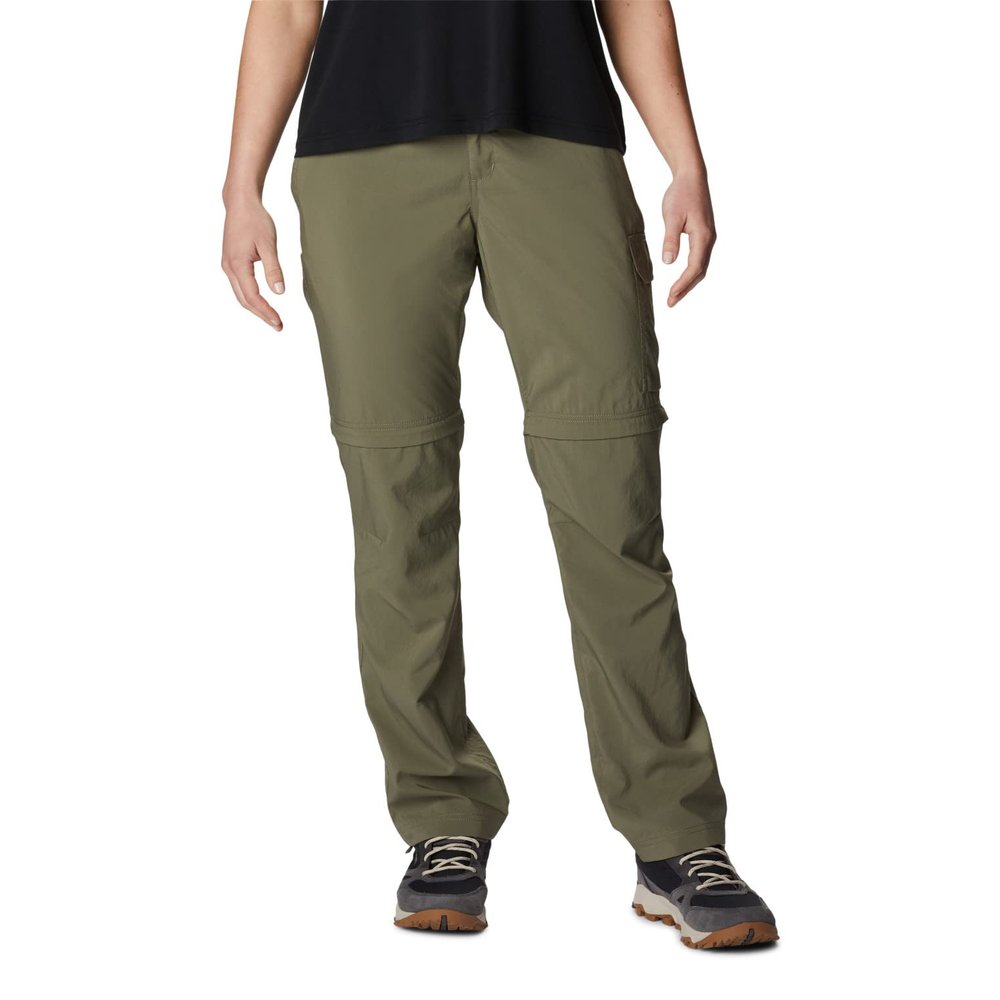 Columbia Women's Silver Ridge Utility Convertible Pant, Stone Green, 4
