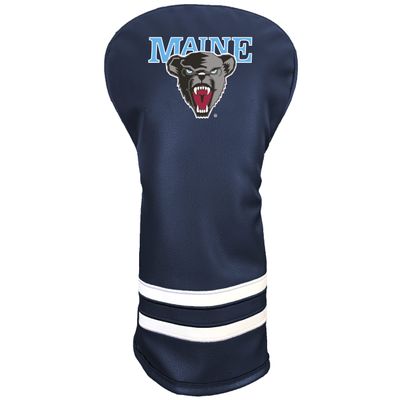 Team Golf NCAA Maine Vintage Driver Headcover - Printed Team Golf NCAA Vintage Driver Golf Club Headcover, Form Fitting Design, Retro Design with Fleece Lining for Extra Club Protection