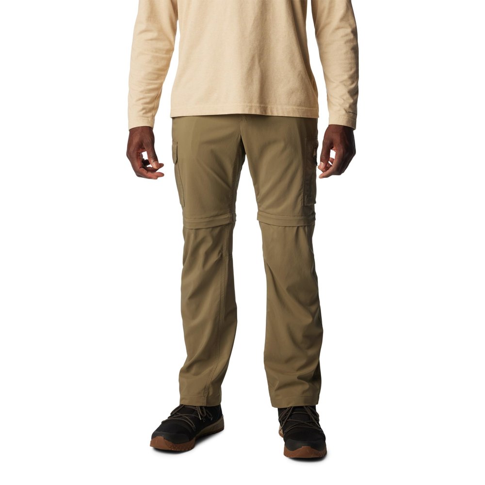 Columbia Men's Silver Ridge Utility Convertible Pant, Stone Green, 34