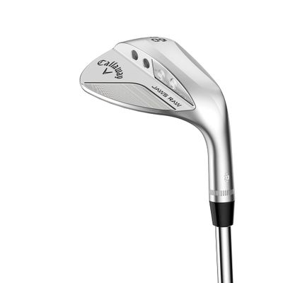 Callaway JAWS RAW Chrome Lob Wedge, Left Handed, 58-08 (Bounce) Z Grind, Graphite, Wedge