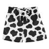 Aflyko Boys' Board Shorts Cow Print Black White Swim Trunk Beach Swimwear XS view 1