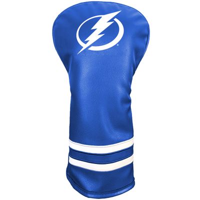 Team Golf NHL Tampa Bay Lightning Vintage Driver Headcover - Printed Team Golf NHL Vintage Driver Golf Club Headcover, Form Fitting Design, Retro Design with Fleece Lining for Extra Club Protection