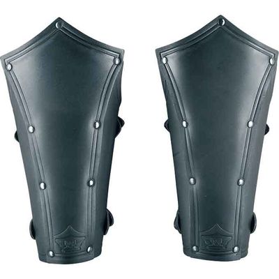 Medieval Knights Leather Arm Guard Bracers Armor Costume